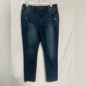 Natural Reflections Womens Skinny Jeans with Comfort Stretch cotton blend Size 8